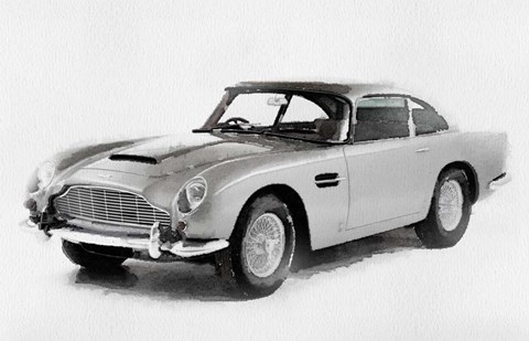 Framed 1964 Aston Martin DB5 Print