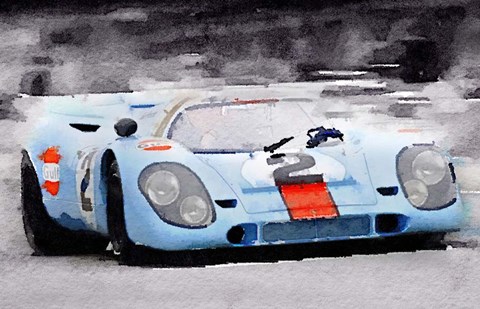 Framed Porsche 917 Gulf Print