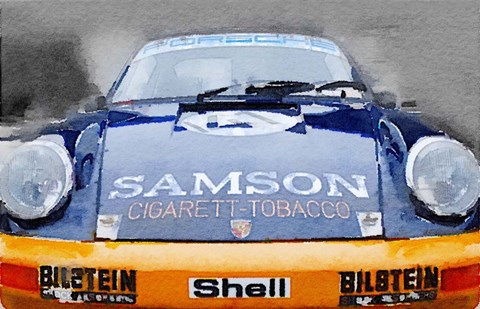 Framed Porsche 911 Front End Print