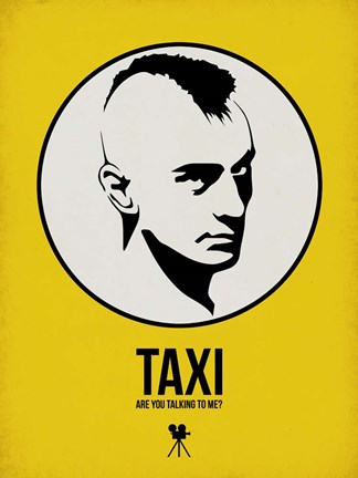 Framed Taxi 1 Print