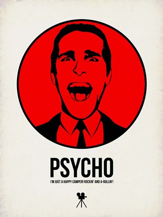 Framed Psycho 2 Print