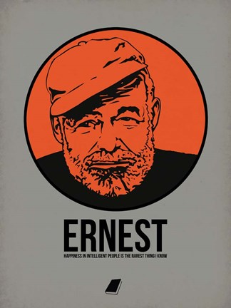 Framed Ernest 1 Print