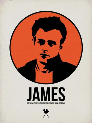 Framed James 1 Print