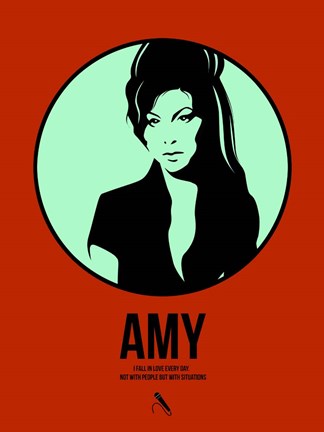 Framed Amy 1 Print