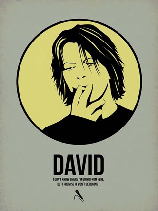Framed David  4 Print