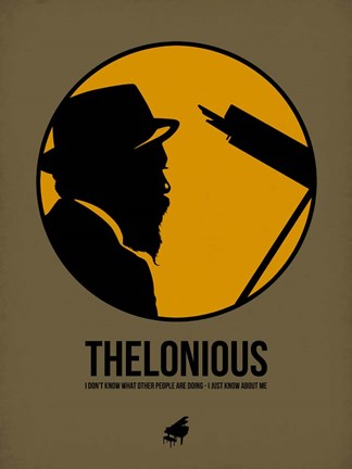 Framed Thelonious 2 Print