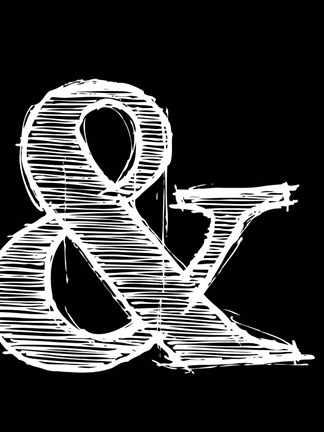 Framed Ampersand 2 Print