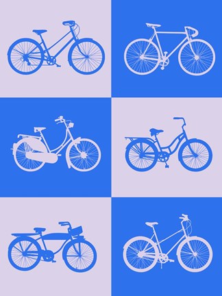 Framed Bicycle Collection 2 Print