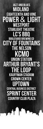 Framed Streets of Kansas 2 Print