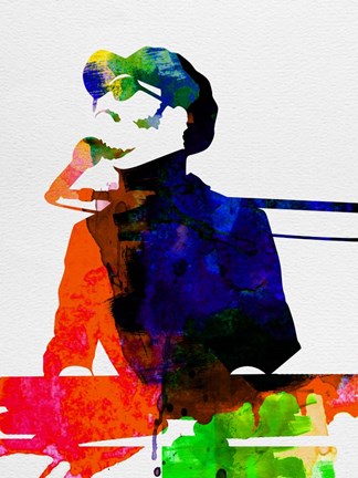 Framed Stevie Watercolor Print