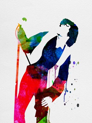 Framed Jim Watercolor Print