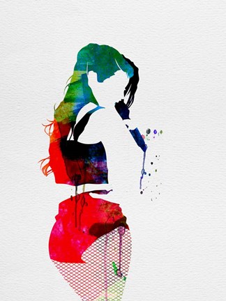 Framed Iggy Watercolor Print