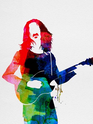 Framed Frank Watercolor Print