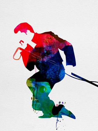 Framed James Watercolor Print