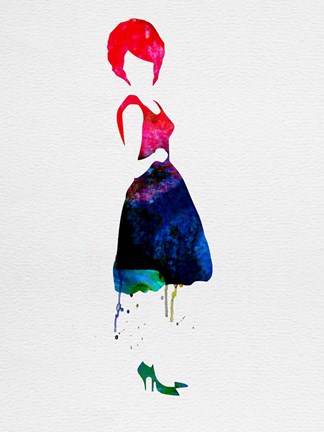 Framed Diana Watercolor Print