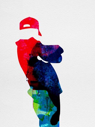 Framed Beasty Watercolor Print