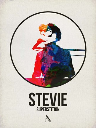 Framed Stevie Watercolor Print