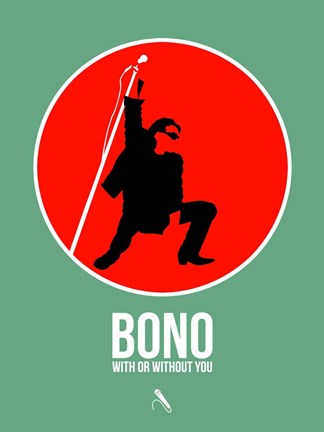 Framed Bono Print