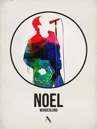 Framed Noel Watercolor Print