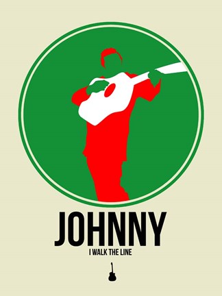 Framed Johnny Circle 1 Print