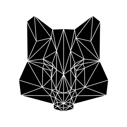 Framed Black Fox Print