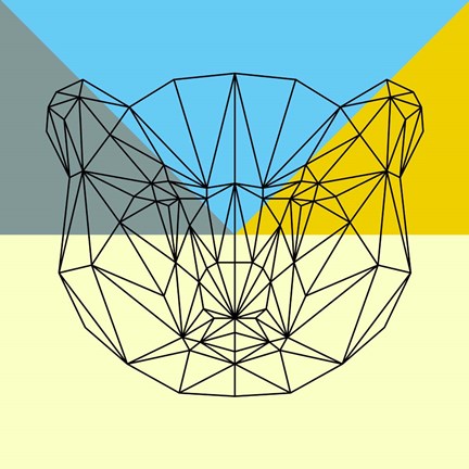 Framed Party Bear Print