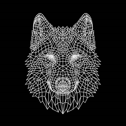 Framed Black Woolf Print