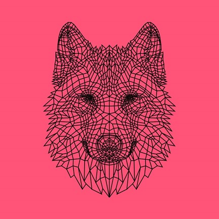 Framed Pink Woolf Print