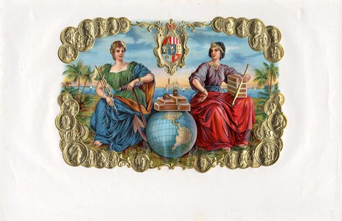 Framed Vintage Cigar Label III Print