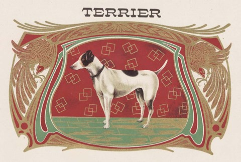 Framed Terrier Print