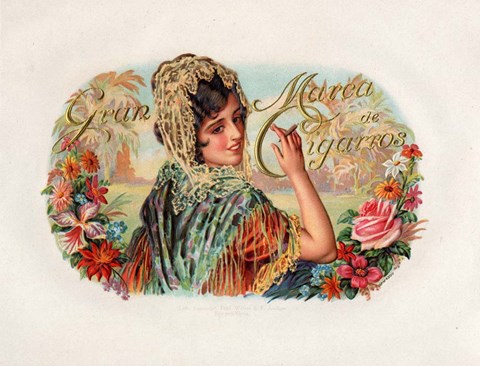 Framed Marca De Cigarros Print