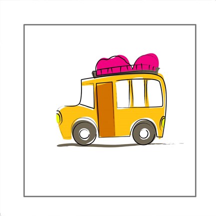 Framed Bus Print