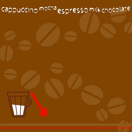 Framed Coffee Beans Print