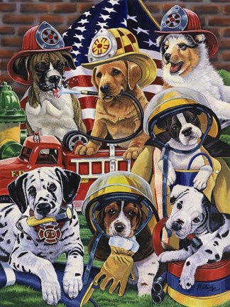 Framed Hero Helpers Print