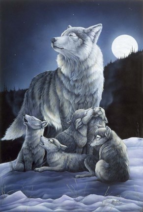 Framed Howling Lessons Print