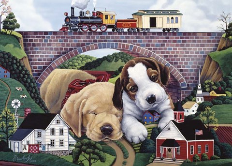 Framed Choo, Choo, Chooed Out Print