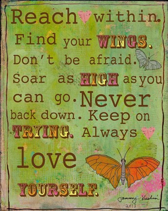 Framed Reach Within Print