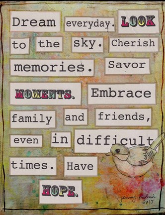 Framed Dream Everyday Print