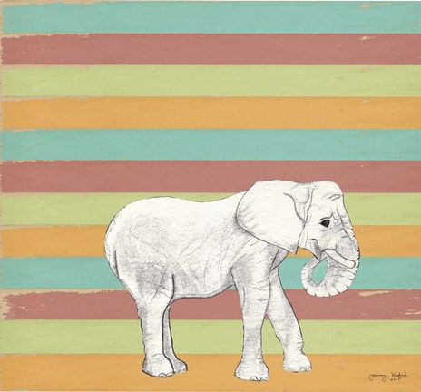 Framed Elephant Print