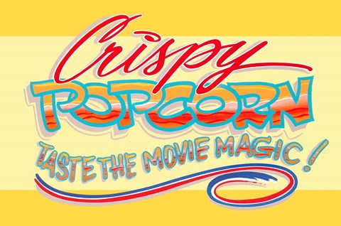 Framed Crispy Popcorn Print