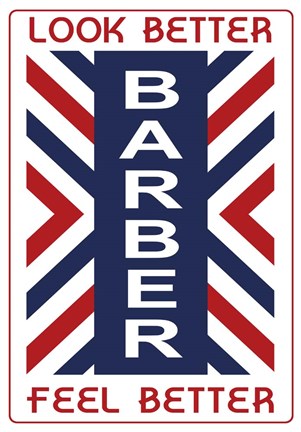 Framed Barber Look Better Print