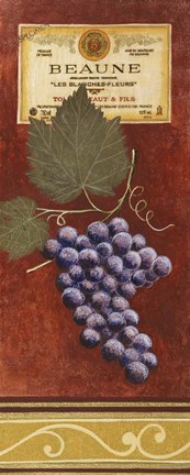 Framed Grapes 2 Print