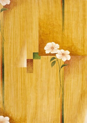 Framed White Bloom 1 Print