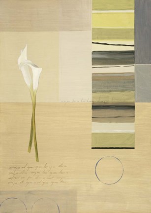 Framed Calla Lily Dance III Print