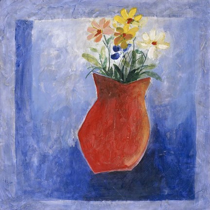 Framed Flower Pot  2 Print