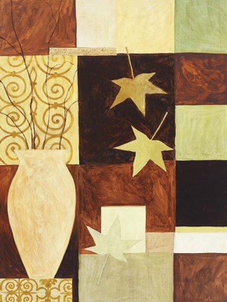 Framed Autumn Abstract 1 Print