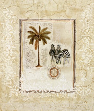 Framed Safari I Print