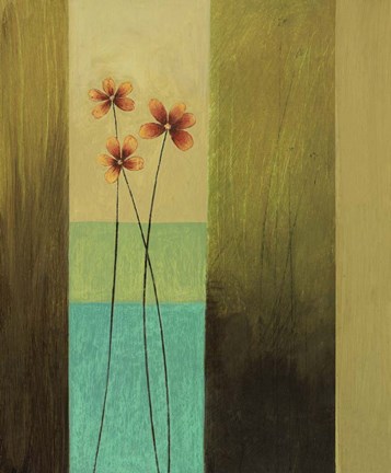 Framed Aqua II Print