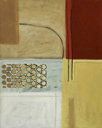 Framed Earth Tone I Print