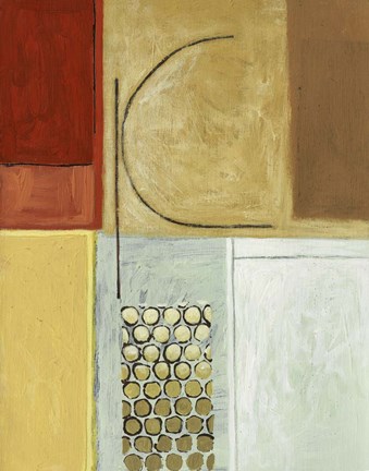 Framed Earth Tone II Print